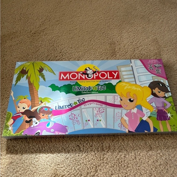 Limited Too Other - NEW Monopoly Limited Too Collectors Edition 2008 Game Sealed NIB